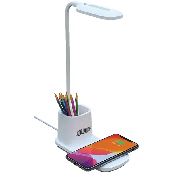 10-watt wireless charger and lamp with three brightness levels.... from ASI 39552 BEL Promo