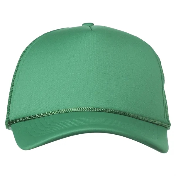 Structured five-panel trucker cap with pre-curved visor and mesh backing.... from ASI 39552 BEL Promo