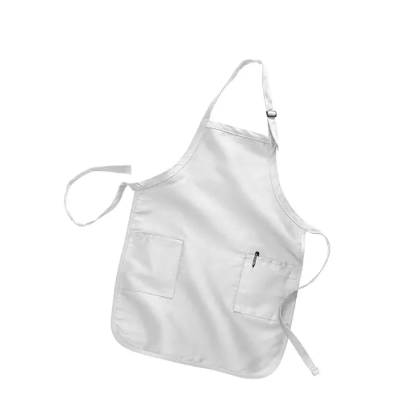Apron Full Length 7.5 Oz. Cotton/poly twill fabric with 2 Pockets... from ASI 57713 Glow Promotions