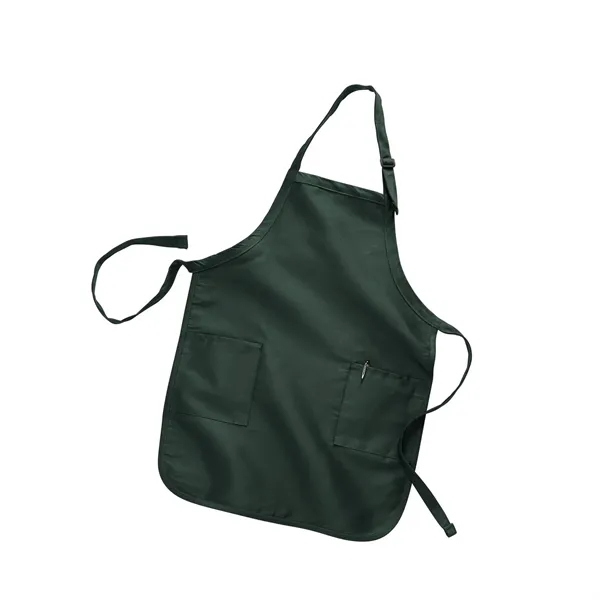 Apron Full Length 7.5 Oz. Cotton/poly twill fabric with 2 Pockets... from ASI 57713 Glow Promotions