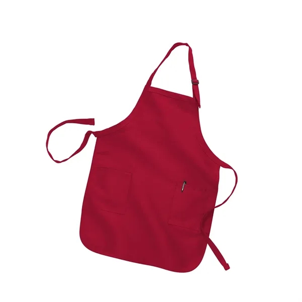 Apron Full Length 7.5 Oz. Cotton/poly twill fabric with 2 Pockets... from ASI 57713 Glow Promotions