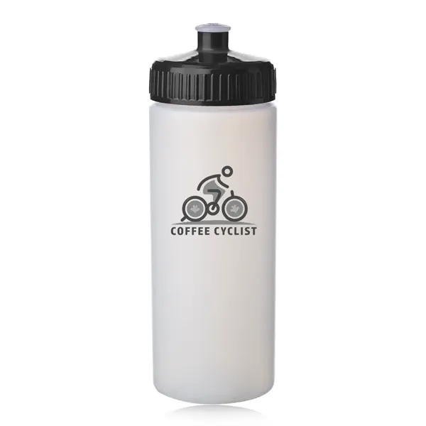 20 oz. HDPE plastic water bottles with frosted finish.... from ASI 39552 BEL Promo