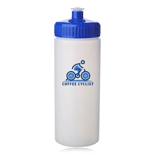 20 oz. HDPE plastic water bottles with frosted finish.... from ASI 39552 BEL Promo