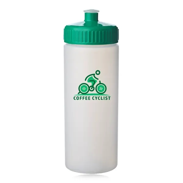20 oz. HDPE plastic water bottles with frosted finish.... from ASI 39552 BEL Promo