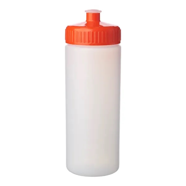 20 oz. HDPE plastic water bottles with frosted finish.... from ASI 39552 BEL Promo