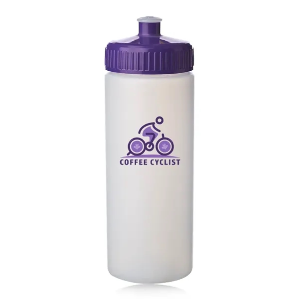 20 oz. HDPE plastic water bottles with frosted finish.... from ASI 39552 BEL Promo
