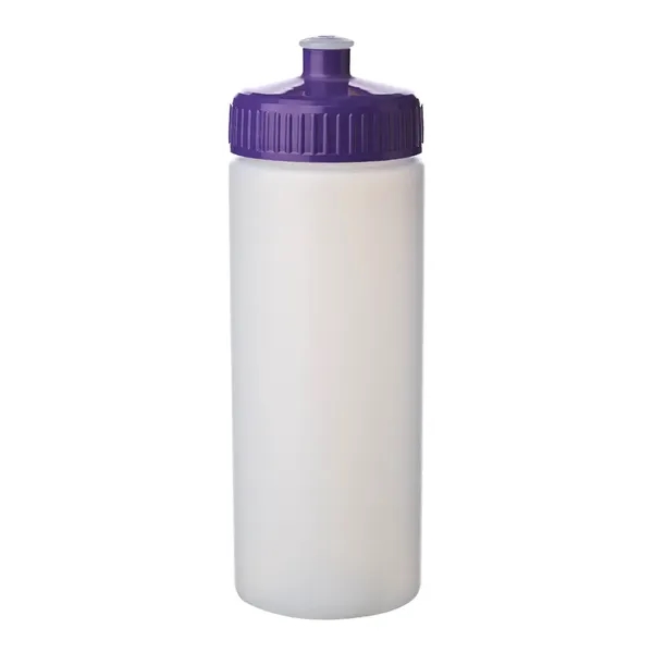 20 oz. HDPE plastic water bottles with frosted finish.... from ASI 39552 BEL Promo