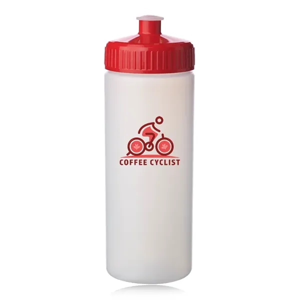 20 oz. HDPE plastic water bottles with frosted finish.... from ASI 39552 BEL Promo