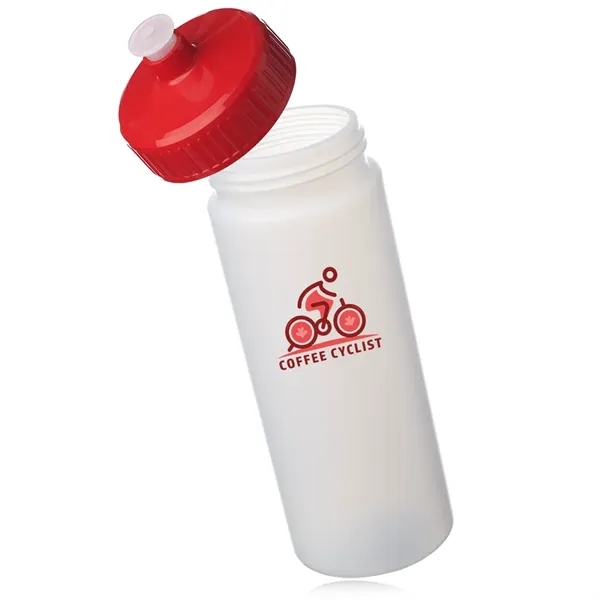 20 oz. HDPE plastic water bottles with frosted finish.... from ASI 39552 BEL Promo