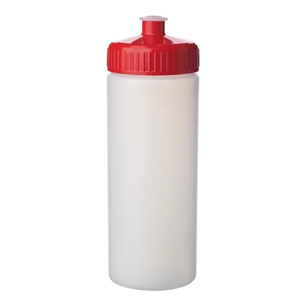 20 oz. HDPE plastic water bottles with frosted finish.... from ASI 39552 BEL Promo