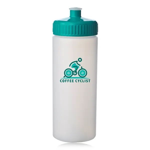 20 oz. HDPE plastic water bottles with frosted finish.... from ASI 39552 BEL Promo