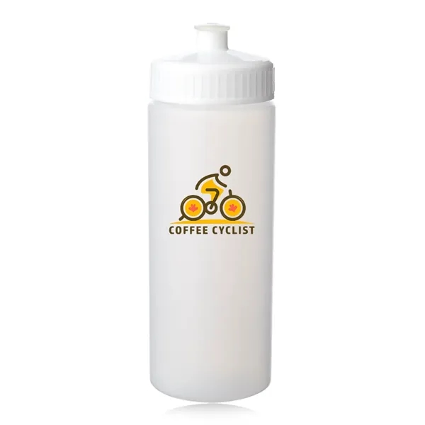 20 oz. HDPE plastic water bottles with frosted finish.... from ASI 39552 BEL Promo