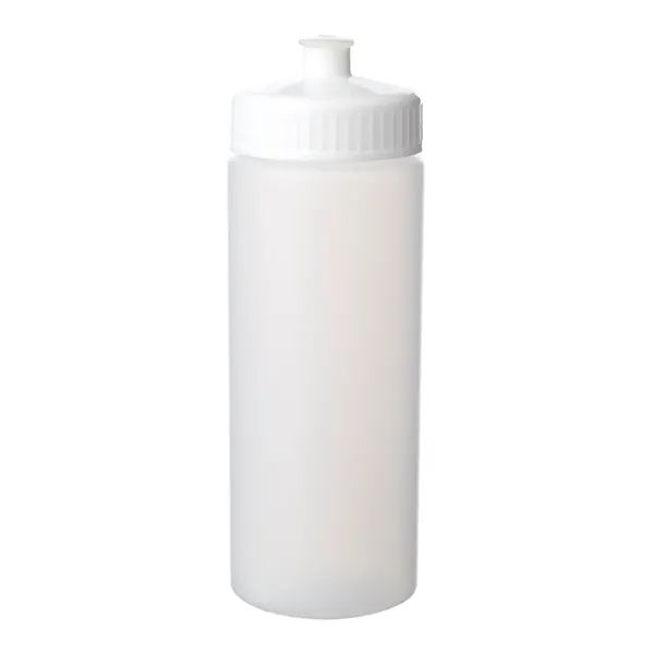 20 oz. HDPE plastic water bottles with frosted finish.... from ASI 39552 BEL Promo