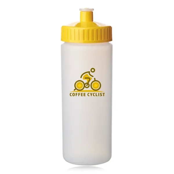 20 oz. HDPE plastic water bottles with frosted finish.... from ASI 39552 BEL Promo