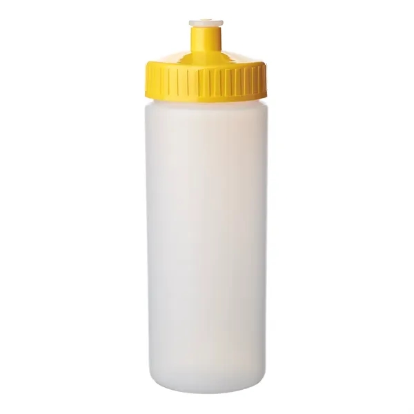 20 oz. HDPE plastic water bottles with frosted finish.... from ASI 39552 BEL Promo