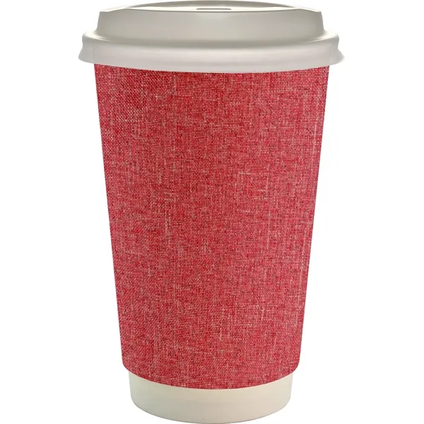 16 oz. Full Color Ridge Paper Cup With Lid... from ASI 30208 A P Specialties / AP Specialties