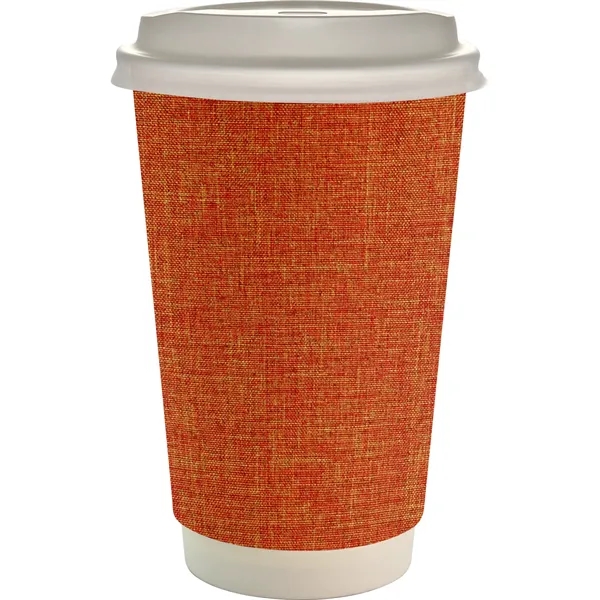 16 oz. Full Color Ridge Paper Cup With Lid... from ASI 30208 A P Specialties / AP Specialties