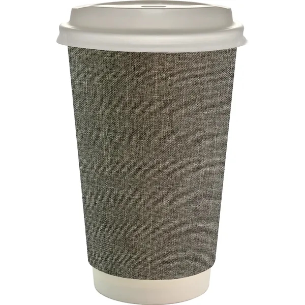 16 oz. Full Color Ridge Paper Cup With Lid... from ASI 30208 A P Specialties / AP Specialties