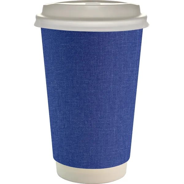 16 oz. Full Color Ridge Paper Cup With Lid... from ASI 30208 A P Specialties / AP Specialties