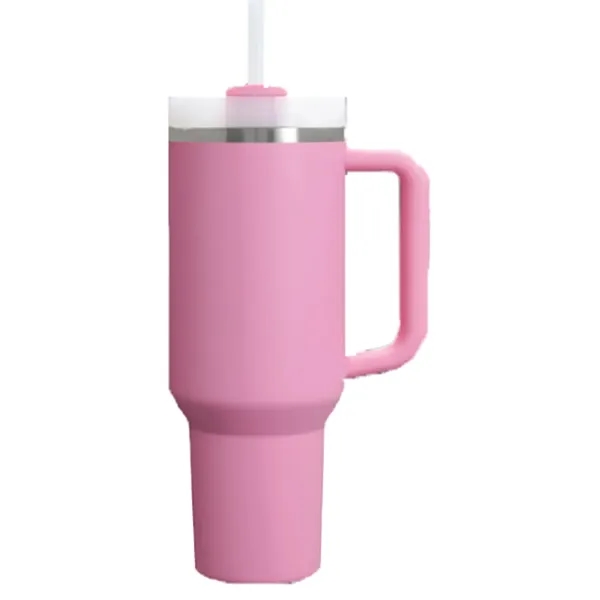40 Oz. Stainless Steel Vacuum Insulated Mug with Straw Lid... from ASI 36988 Artek USA Inc