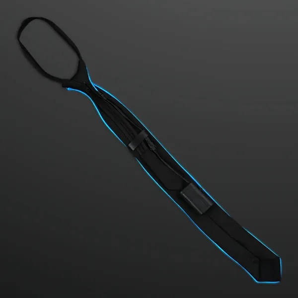 Ambient Glow Blue EL Wire Necktie... from ASI 34194 ALightPromos