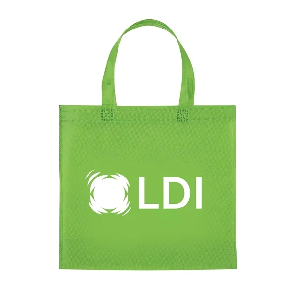 10.63" x 11" tote bag made of 80 gram non-woven material... from ASI 63549 Jornik Manufacturing Corp