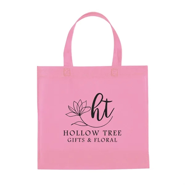 10.63" x 11" tote bag made of 80 gram non-woven material... from ASI 63549 Jornik Manufacturing Corp