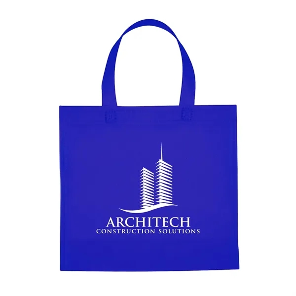 10.63" x 11" tote bag made of 80 gram non-woven material... from ASI 63549 Jornik Manufacturing Corp