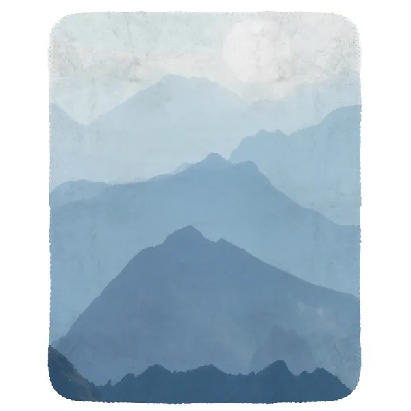Mountain Velvety Recycled Plush Blanket... from ASI 30208 A P Specialties / AP Specialties