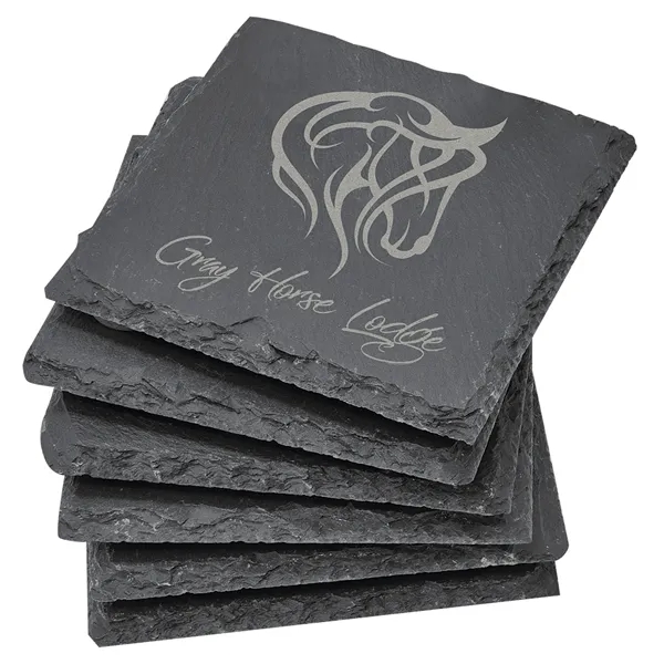 These laserable Slate coaster sets make great corporate or personal gifts!Because... from ASI 72657 Active Life Promo / Apres Ski Ingrain Promo