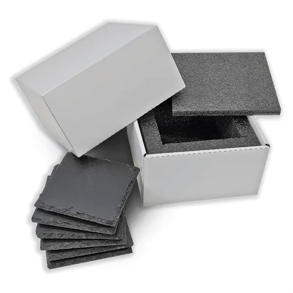 These laserable Slate coaster sets make great corporate or personal gifts!Because... from ASI 72657 Active Life Promo / Apres Ski Ingrain Promo