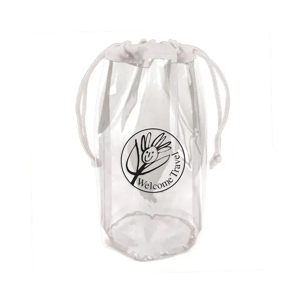 Translucent PVC tote bag with drawstring closure.... from ASI 68507 The Magnet Group / Perfect Line