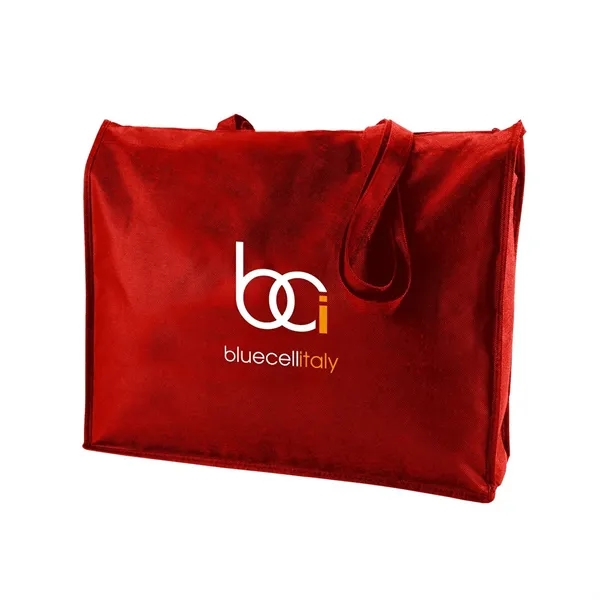 16" x 19" x 5" non-woven tote bag with zippered closure... from ASI 68507 The Magnet Group / The Bag Factory®