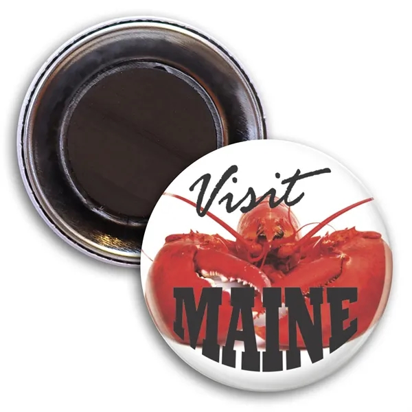 1 3/4" diameter round button with magnetic backing and 4-color process... from ASI 68507 The Magnet Group / Innovations by Magnet™