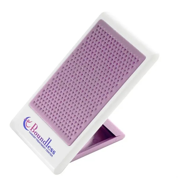 Travel phone stand with sticky surface and folding capability.... from ASI 68507 The Magnet Group / Innovations by Magnet™