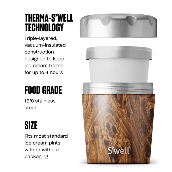 The 16oz S'well Ice Cream Chiller makes savoring ice cream at... from ASI 84592 St Regis Group