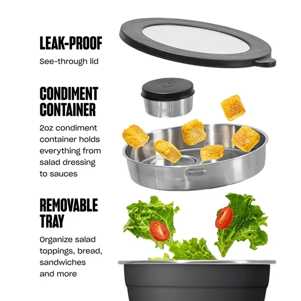 Upgrade your salad in organized style with the all-in-one 64oz S'well®... from ASI 84592 St Regis Group