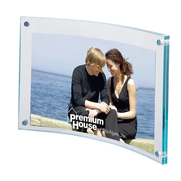 4" x 6" picture frame made of transparent acrylic with a... from ASI 68507 The Magnet Group / Innovations by Magnet™