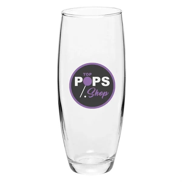 9 oz. stemless champagne flute glass.... from ASI 68507 The Magnet Group / Benchmark Crystal & Clocks