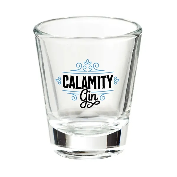 1.75 oz. customized shot glass.... from ASI 68507 The Magnet Group / Benchmark Crystal & Clocks