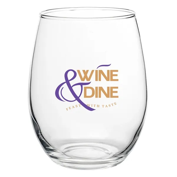 15 oz. stemless wine glass.... from ASI 68507 The Magnet Group / Benchmark Crystal & Clocks