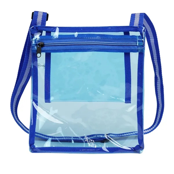 Clear Satchel features zippered enclosure and inner pouch. 100% BPA and... from ASI 90859 Tempo Industries Inc / Tempo Tempoline