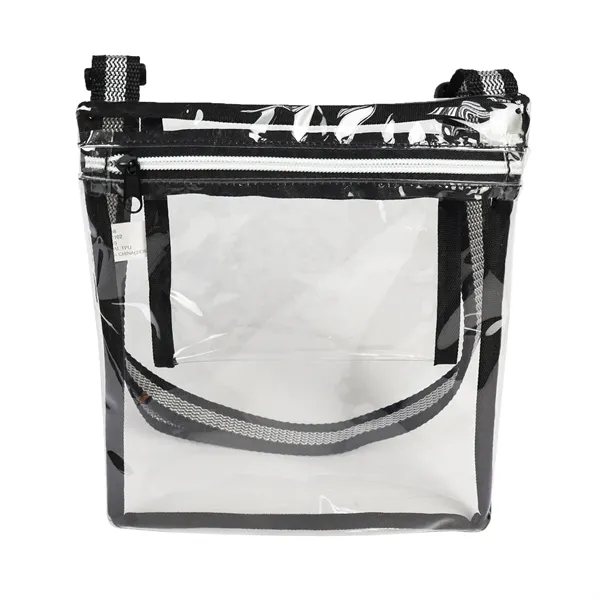 Clear Satchel features zippered enclosure and inner pouch. 100% BPA and... from ASI 90859 Tempo Industries Inc / Tempo Tempoline