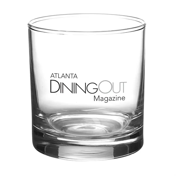 10.5 oz. whiskey glass with customization.... from ASI 68507 The Magnet Group / Benchmark Crystal & Clocks