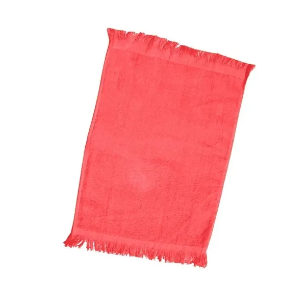Fingertip Fringed 100% cotton 11"x18" Velour side and a Terry loop... from ASI 57713 Glow Promotions