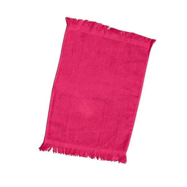 Fingertip Fringed 100% cotton 11"x18" Velour side and a Terry loop... from ASI 57713 Glow Promotions