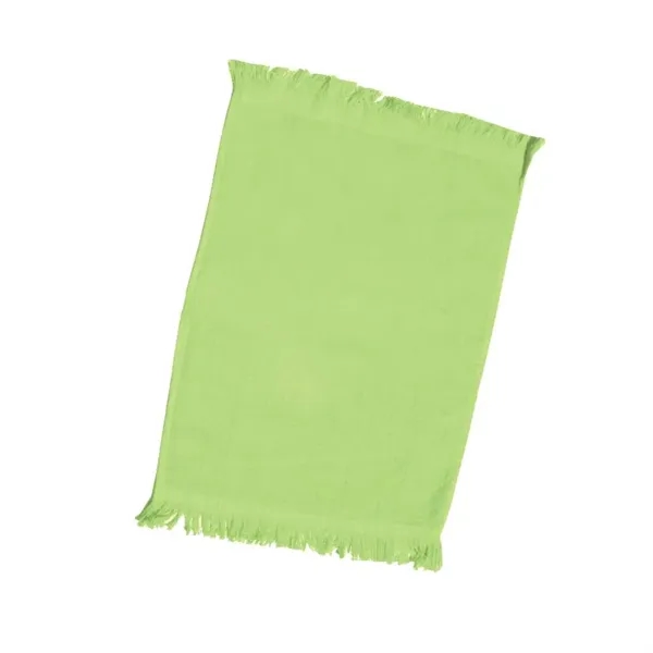 Fingertip Fringed 100% cotton 11"x18" Velour side and a Terry loop... from ASI 57713 Glow Promotions