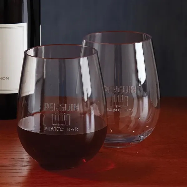 Set of 4 red wine glasses with 21 oz. capacity and... from ASI 68507 The Magnet Group / Benchmark Crystal & Clocks