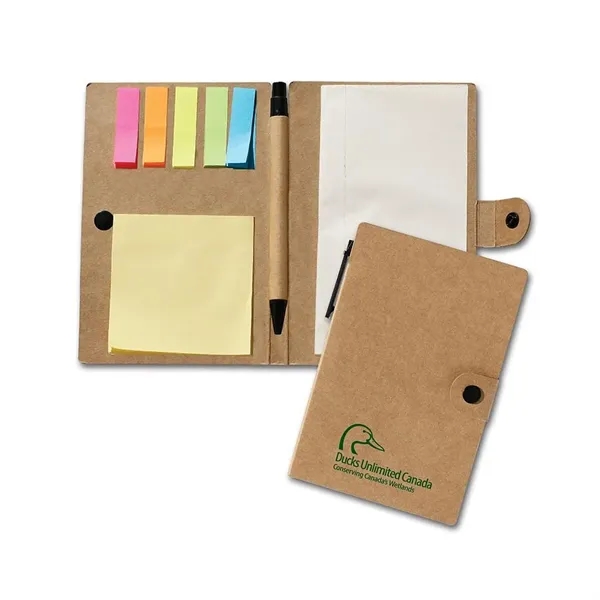 All-natural, recycled jotter notebook with 50 sheets of unlined paper and... from ASI 68507 The Magnet Group / Perfect Line