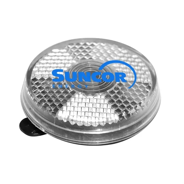 Clip on reflector safety light with internal red flashing LED.... from ASI 68507 The Magnet Group / Perfect Line